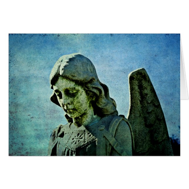 Arte de cementerio de ángel de Guardian (Anverso (Horizontal))