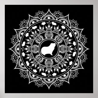 Arte de Cerdo de Guinea Mandala
