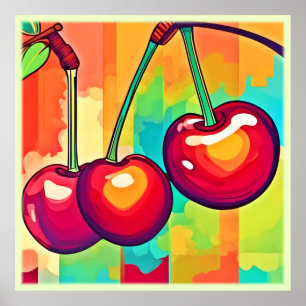 Arte de Cereza Vibrante
