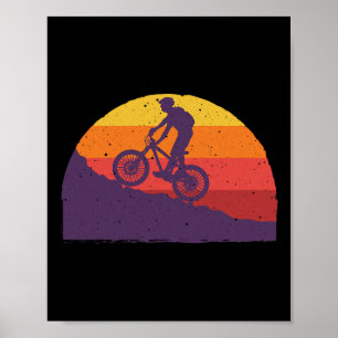 Arte de ciclismo de montaña para hombres y mujeres