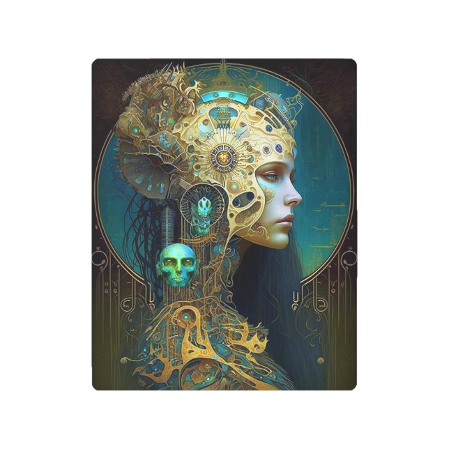 Arte de ciencia ficción de Cyborg Woman Fantasy (Anverso)