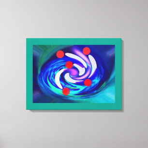 Arte de cinco estrellas rojas