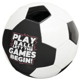 Arte de cita deportiva de juego de pelota en negri