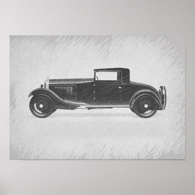 Arte de Coche Retro (Frente)