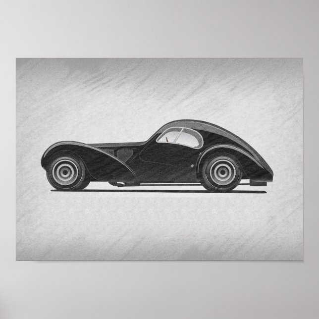 Arte de coche retro (Frente)
