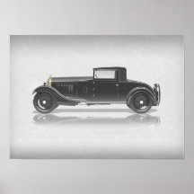 Arte de coche retro