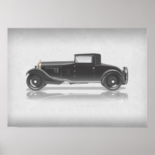 Arte de coche retro