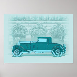 Arte de coche retro