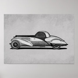 Arte de coche retro