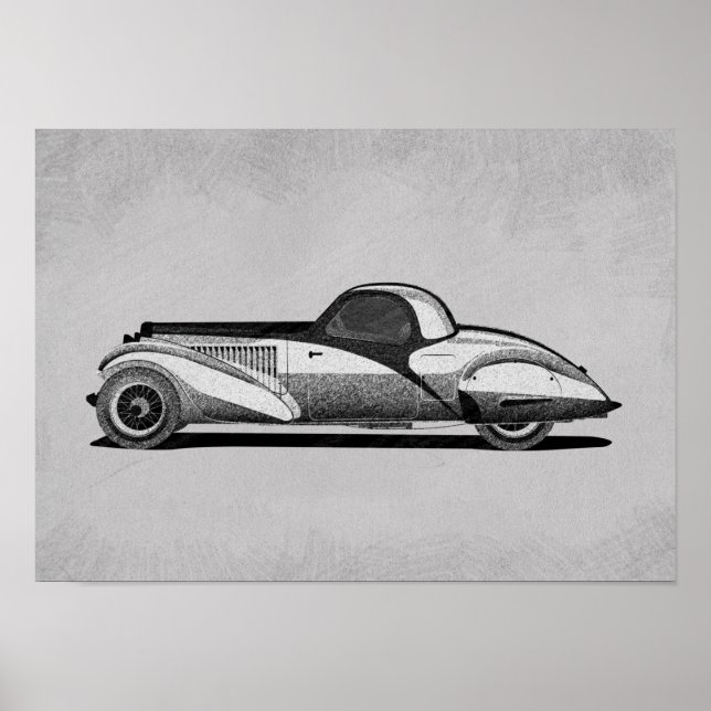 Arte de coche retro (Frente)