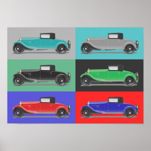 Arte de Coche Retro