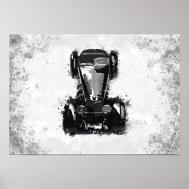 Arte de coche retro