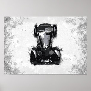 Arte de coche retro