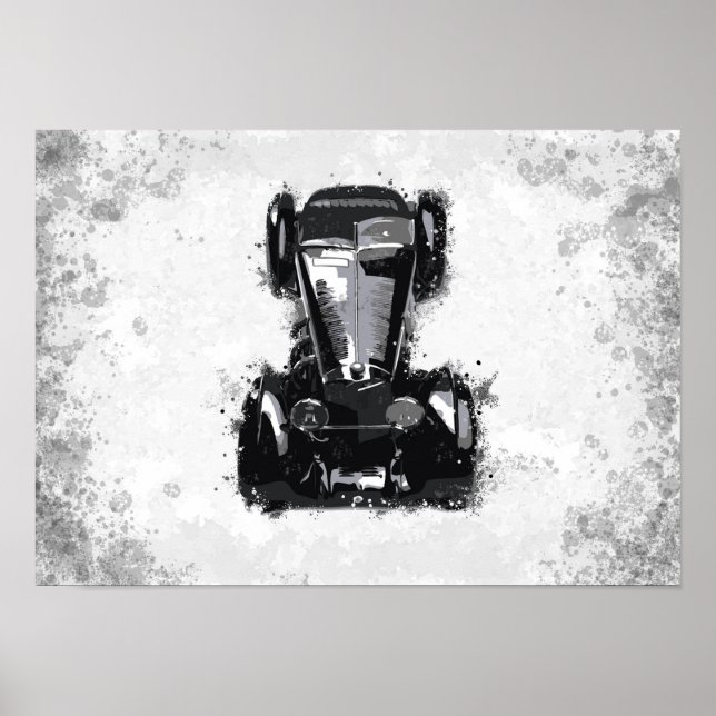 Arte de coche retro (Frente)