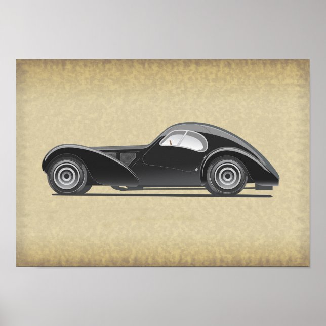 Arte de Coche Retro (Frente)