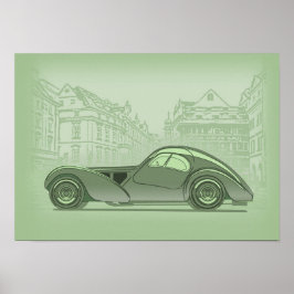 Arte de Coche Retro