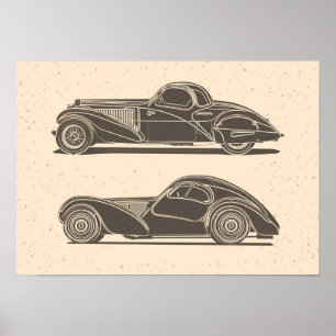 Arte de Coche Retro