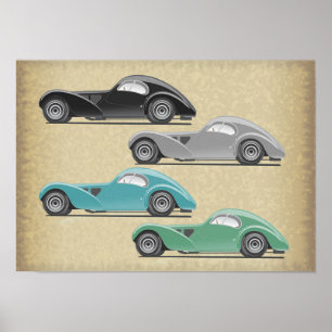 Arte de Coche Retro