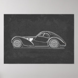 Arte de Coche Retro