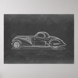 Arte de Coche Retro