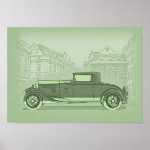 Arte de Coche Retro