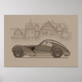 Arte de Coche Retro