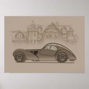 Arte de Coche Retro