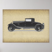 Arte de coche retro