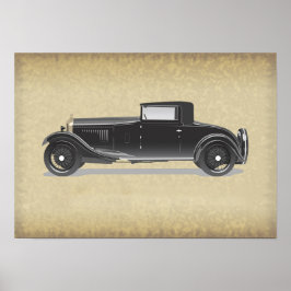 Arte de coche retro