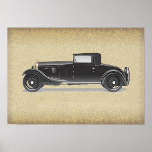 Arte de coche retro