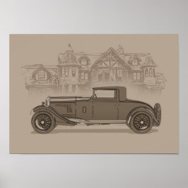 Arte de Coche Retro