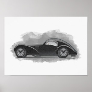 Arte de coche retro