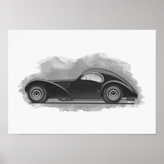 Arte de coche retro (Frente)