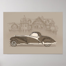 Arte de Coche Retro