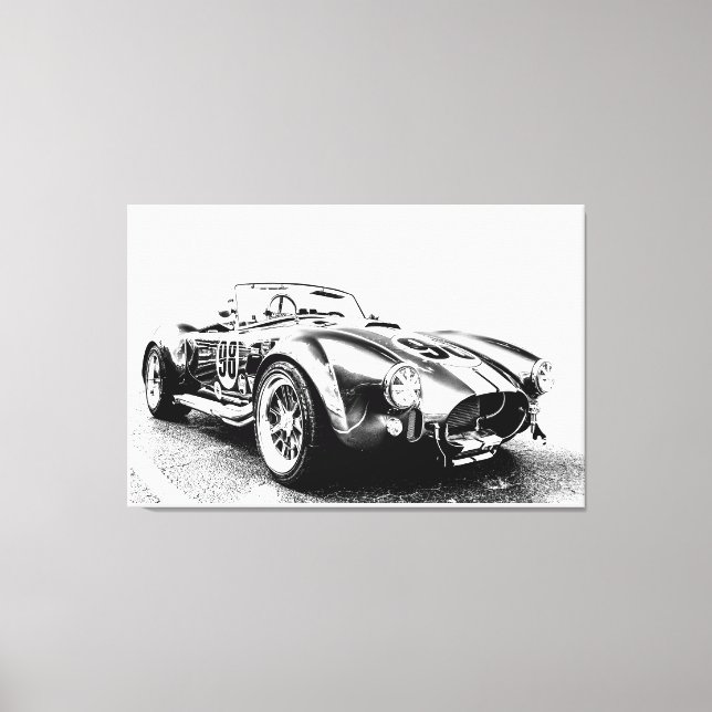 Arte de Coches Clásicos / Decoración para Hogar y  (Anverso)