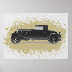 Arte de coches retro