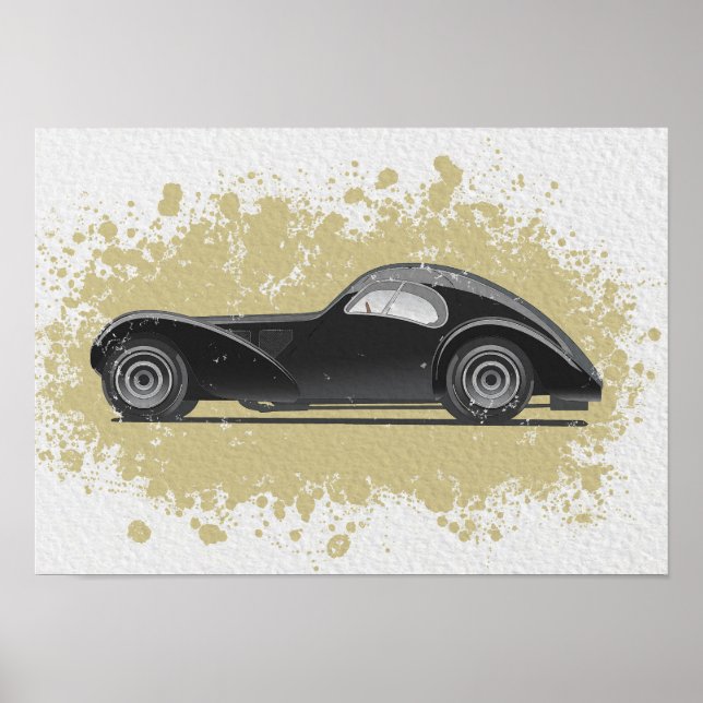 Arte de coches retro (Frente)