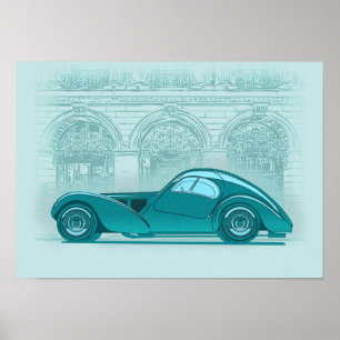 Arte de coches retro