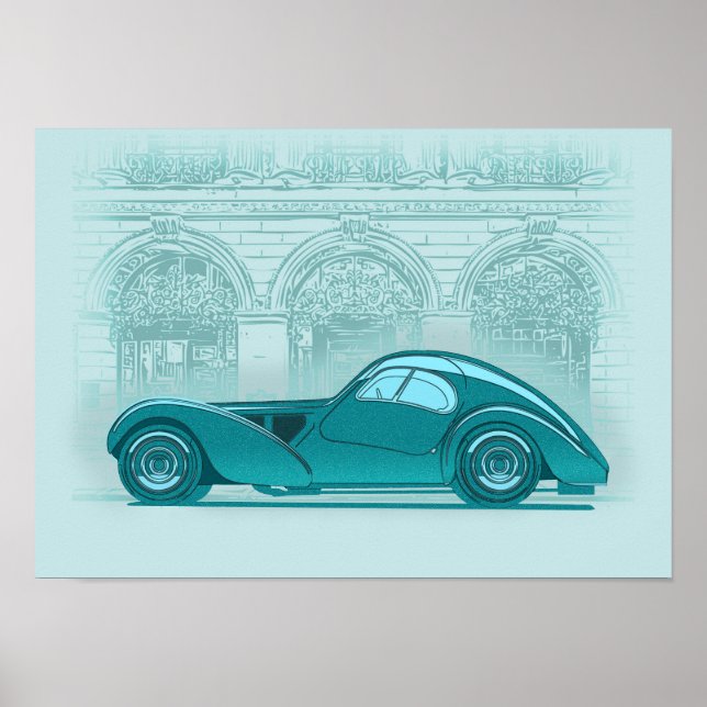 Arte de coches retro (Frente)
