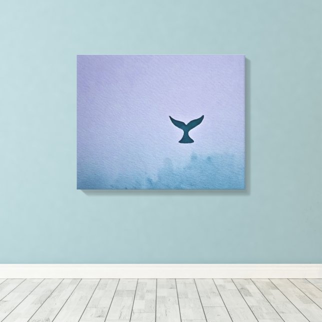 Arte de cola de ballena a través de la niebla (Insitu (piso de madera))