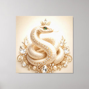 Arte de Colgante de Corona de Serpiente de Cristal