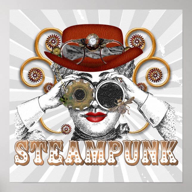 arte de collage de steampunk (Frente)