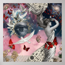 Arte de Collage Surrealista Dadaísmo Grabado Antig