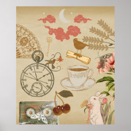 Arte De Collage Vintage