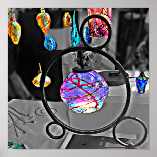 Arte de color de vidrio