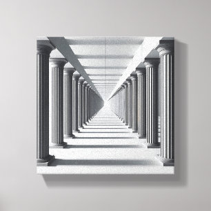 Arte de columnata clásica elegante - Arquitectura 