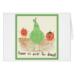 Arte de comida infantil, verde