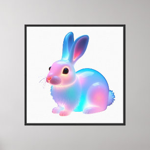 Arte de conejo colorido
