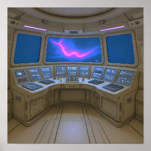 Arte de consola de enlace ascendente del piloto de