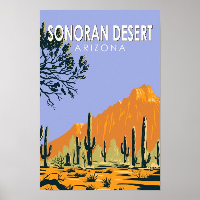 Arte de cosecha en Arizona, desierto de Sonoran (Frente)